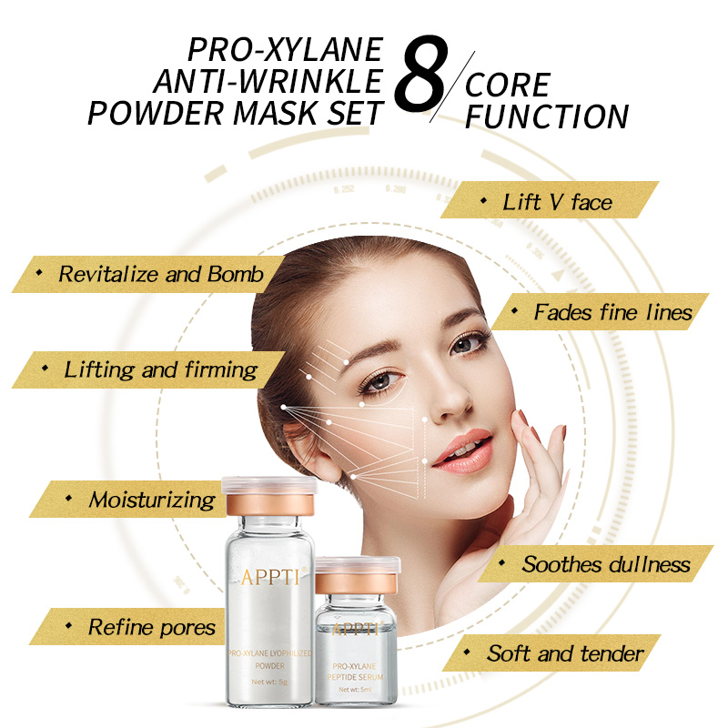 Koreanska Hot Sale Mask Powder Whitening Anti Wrinkle Hydro Jelly Mask Powder Set